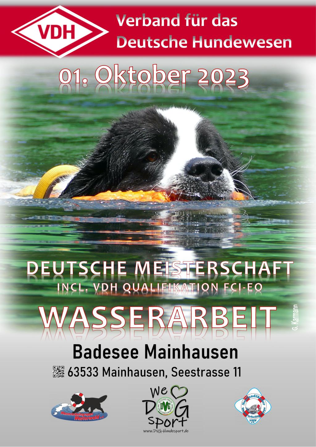 plakat vdh dm wasserarbeit 2023